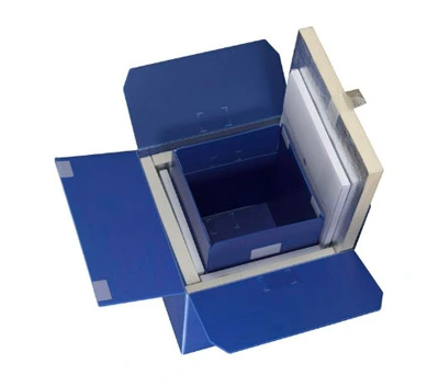 Caja aislada plegable